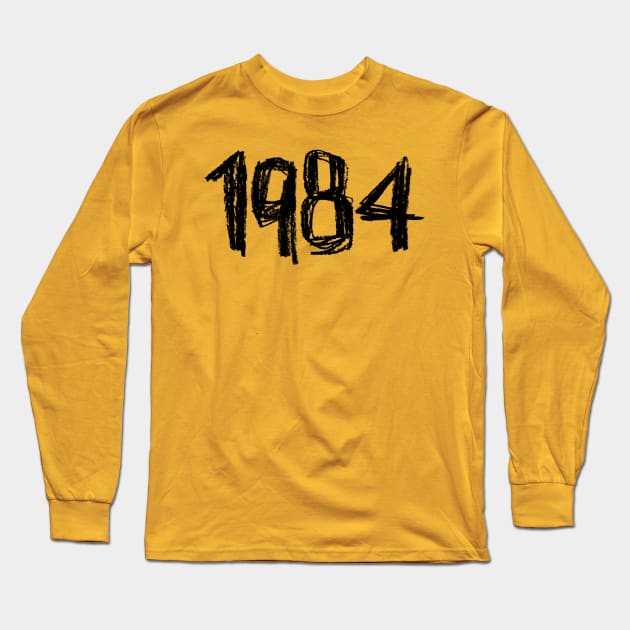 1984 Long Sleeve T-Shirt by badlydrawnbabe